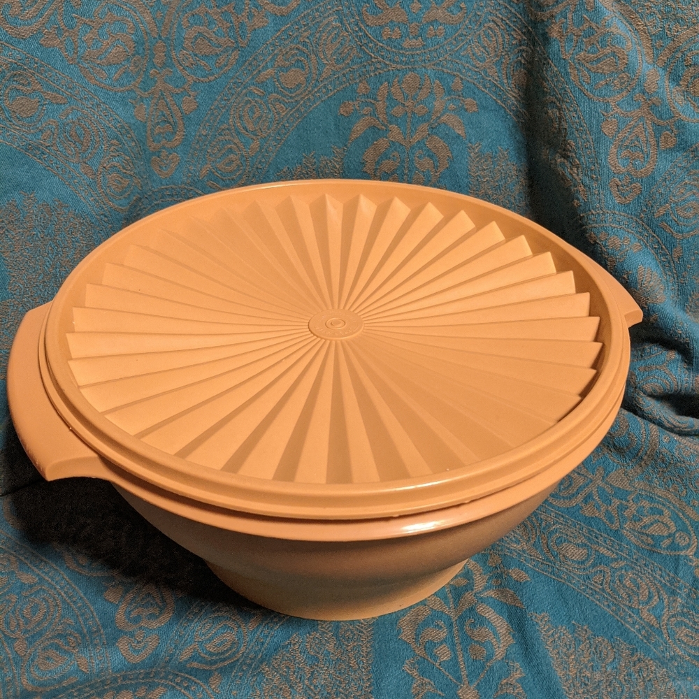 Large Tupperware bowl with lid